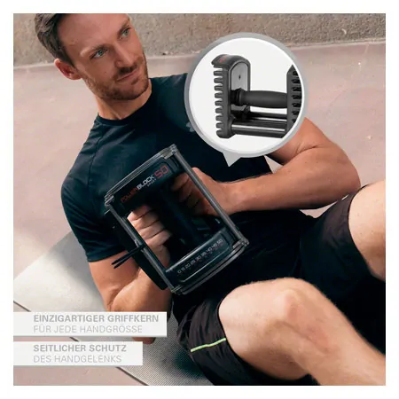 Power Block Dumbbell 50, 4.5-23 kg, pair