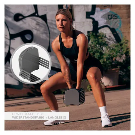 Power Block Dumbbell 50, 4.5-23 kg, pair