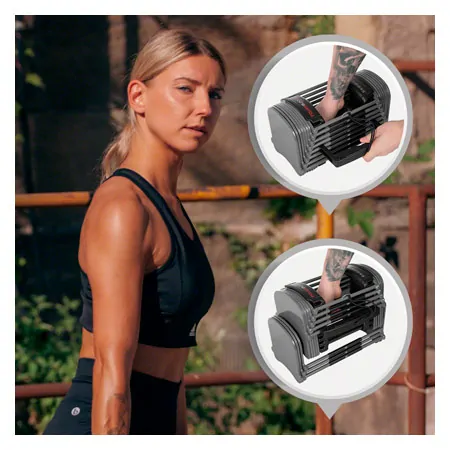 Power Block Dumbbell 50, 4.5-23 kg, pair