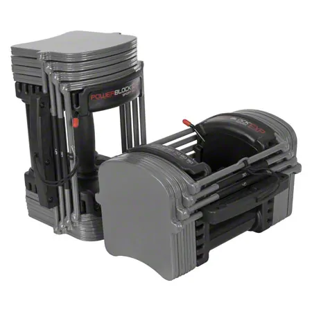 Power Block-Set 6 pieces, Dumbbell Sport EXP 2-22,5 kg pair + Expansion-Kit Stage 2 and 3