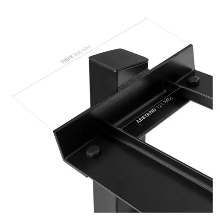 Compact dumbbell stand XXL 3 steps, 162x59x82 cm