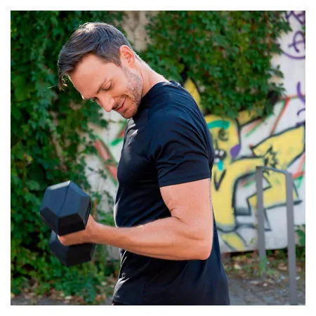 Compact dumbbell stand set with 16 pairs of dumbbells, 1-25 kg, 162x59x82 cm