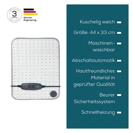 BEURER heat pad HK 43 Supercosy, 44 x 33 cm
