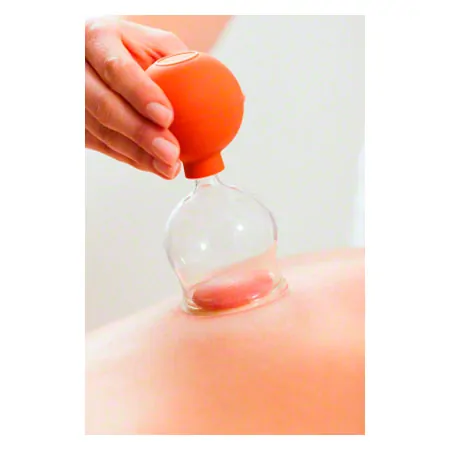 Cupping glass with ball,  6.5 cm