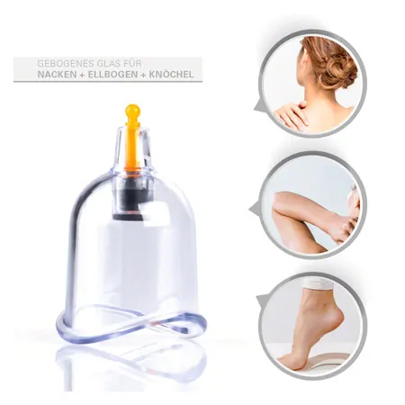 Cupping glass-set with vacuum pump, 27-piece