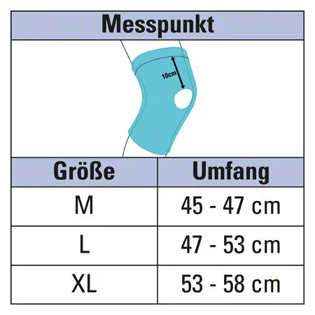cool & move knee bandage size M, incl. 2 compresses 8x13 cm