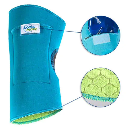 cool & move elbow bandage size M, incl. 2 compress, 8x13 cm