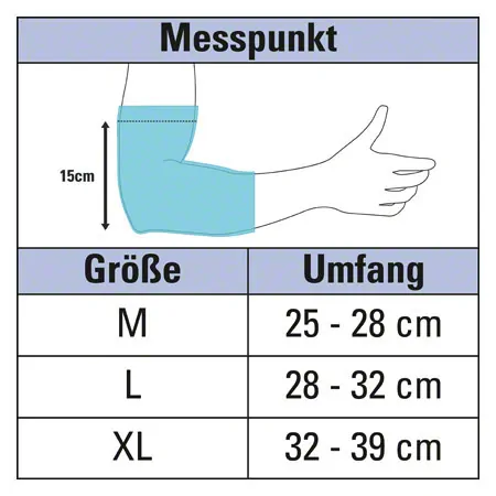 cool & move elbow bandage size M, incl. 2 compress, 8x13 cm