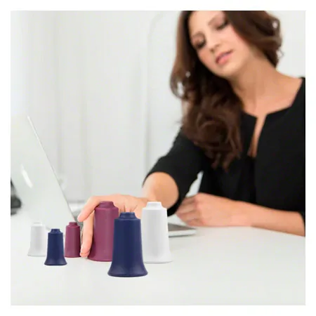 BellaBambi original trio + mini trio Faszien Cup Set, 6-tlg., wei, orchids, blau