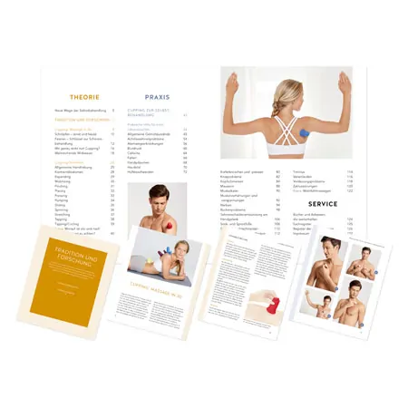 BellaBambi� original trio + mini trio Fascia Cup-Set, incl. Book Cupping - die neue Methode zum L�sen der Faszien, 7 pieces