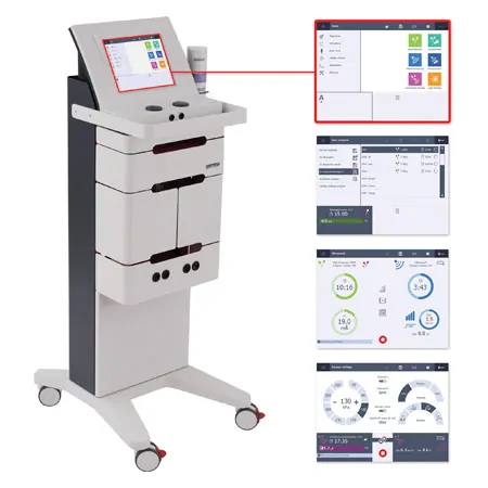 Gymna Duo 400ViP combination unit with touch screen