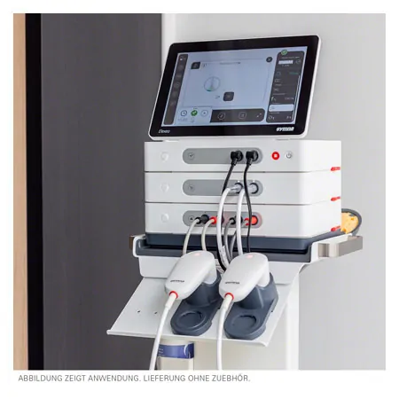 Gymna Elexeo ultrasound therapysupplementary modulel with large ultrasound probe