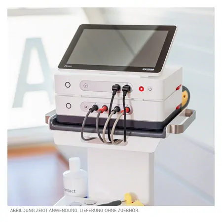 Gymna Elexeo ultrasound therapysupplementary modulel with large ultrasound probe