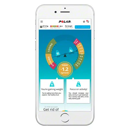 POLAR Balance fitness scales incl. Bluetooth