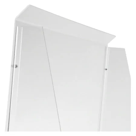 Hygiene protective wall made of acrylic glass 58x86x30 cm, with pass-through 40x11 cm