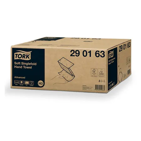 Tork folded paper towel H3, 25x23 cm, 15x250 piece, white