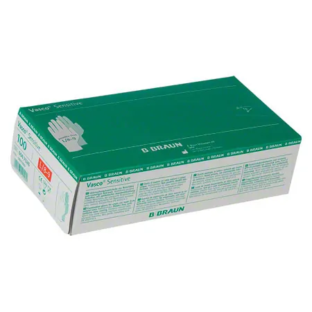 Examination gloves made of latex, size L / 8-9, powder free, 100 pieces