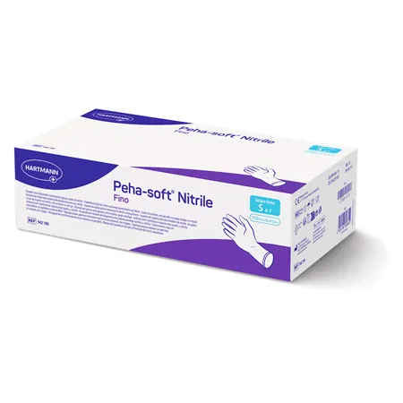 Hartmann examination gloves Peha-soft nitrile fino, powder- and latex-free, 150 pieces