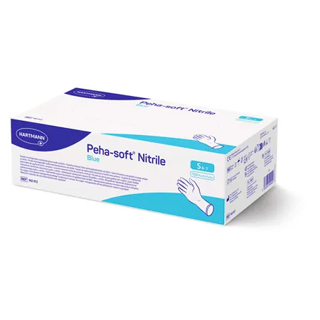 Hartmann examination gloves Peha-soft nitrile blue, powder- and latex-free, 150 pcs.