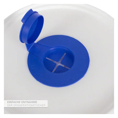 DESTIX disinfection wipes  in dispenser bucket, 26x27 cm, 150 pieces