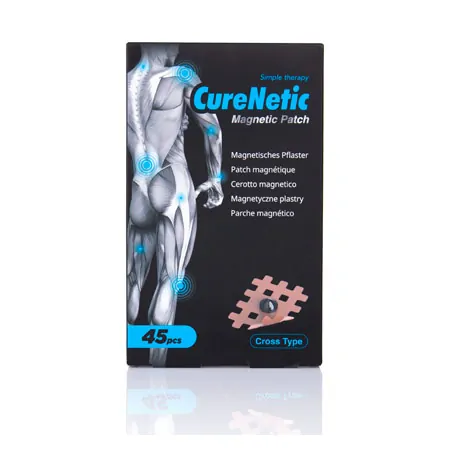 CureNetic magnetic patch, Type cross, L x B 2.7 x 2.1cm, 45 pieces