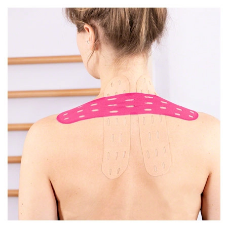 CureTape Punch, 5 m x 5 cm, waterproof, pink