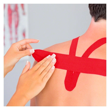CureTape Classic, 5 m x 5 cm, water resistant, red
