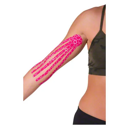 Thera-Band Kinesiology Tape XactStretch, 5 m x 5 cm, red/black