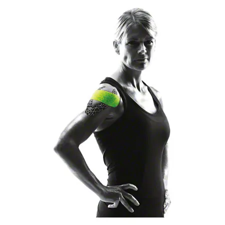 Thera-Band Kinesiology Tape XactStretch, 5 m x 5 cm, green/yellow