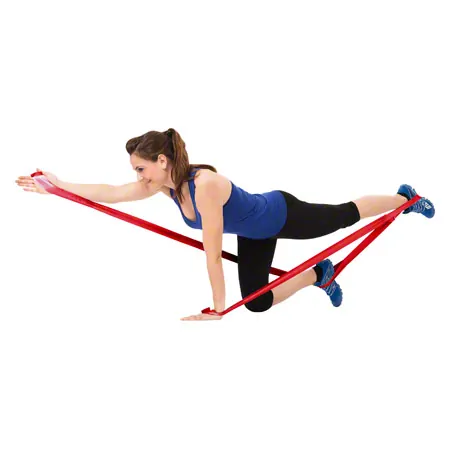 Thera-Band CLX ribbon, 2 m, medium, red