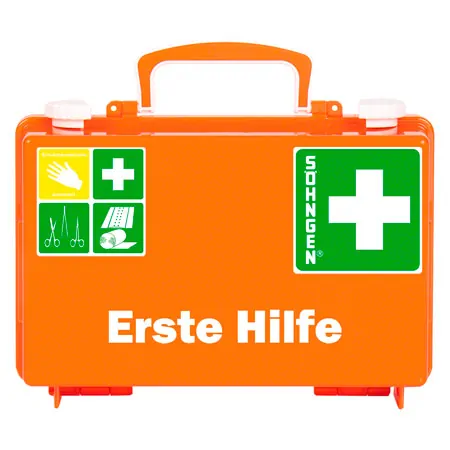 First Aid Case Quick according to DIN 13157, incl. Wall Mount