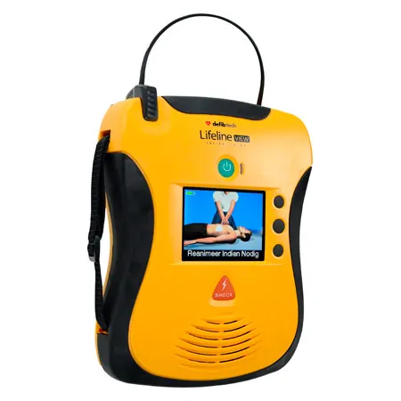 Defibtech Defibrillator Lifeline VIEW AED with Display, Semi-Automatic