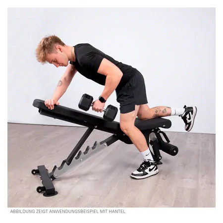 Sport-Tec Weight Bench, Flat, Incline, Decline, L x W x H 143 x 65 x 44 cm