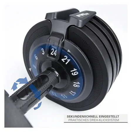 Sport-Tec adjustable dumbbell, 3-24 kg
