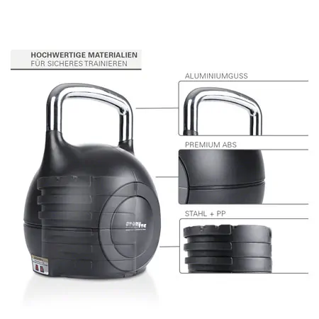Sport-Tec adjustable Kettlebell, 2-20 kg