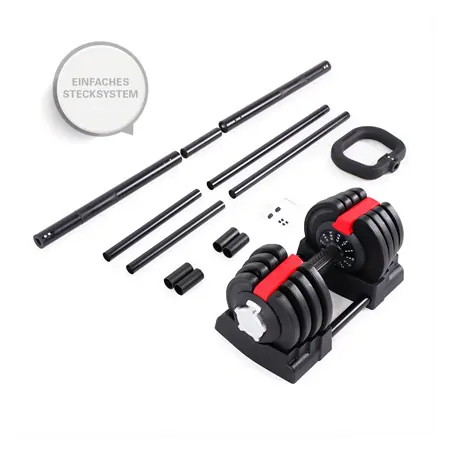 Sport-Tec 3-in-1 Multi Dumbbell Set 1-19 kg