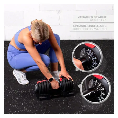 Sport-Tec 3-in-1 Multi Dumbbell Set 1-19 kg