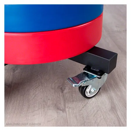 Bumper Plate storage trolley, mobile, LxWxH 60,5x60,5x97 cm