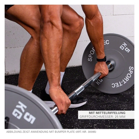 Olympia barbell bar, 15 kg, chrome,  5 cm x 201 cm