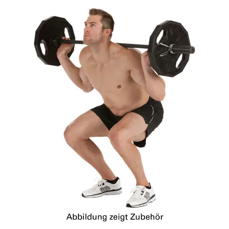 Olympia weight plate with rubber cover and handle,  5 cm, 5 kg, one piece