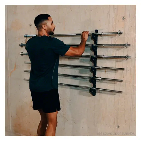 Barbell bar with star collars,  3 cm x 160 cm