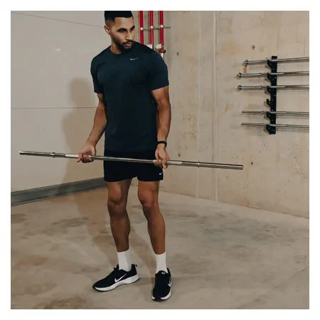 Barbell bar standard,  3 cm x 165 cm