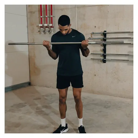 Barbell bar standard,  3 cm x 165 cm