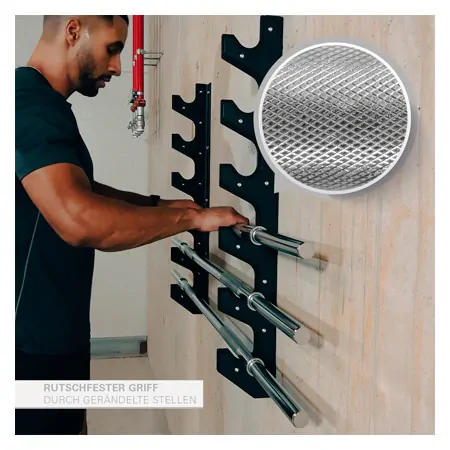Barbell bar standard,  3 cm x 165 cm