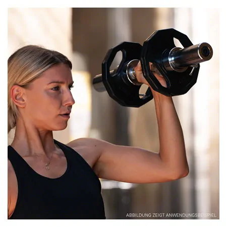 Olympic biceps / triceps bar incl. locking device,  5 cm