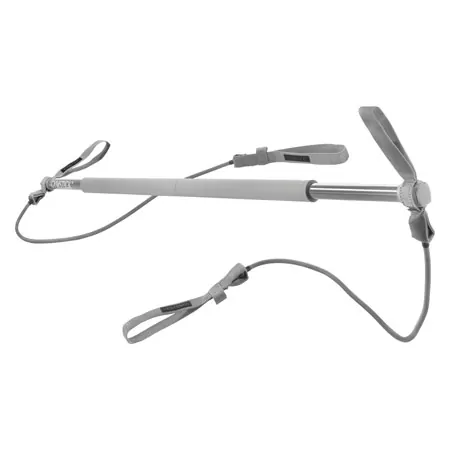 Gymstick replacement tubings, extra thick, silver, one pair/n