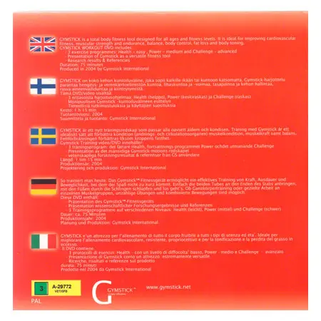 DVD - Gymstick workout - , 75 min.