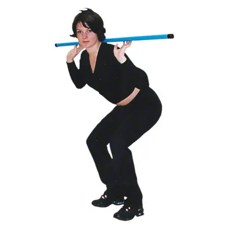 Weight bar fit bar, 2 kg,  2.8 cm x 120 cm, blue