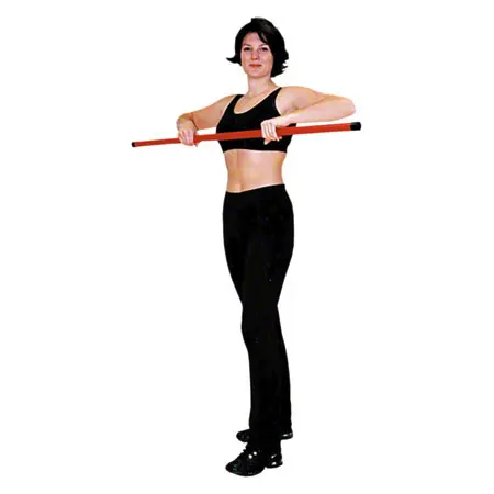 Weight bar fit bar, 3 kg,  2.8 cm x 120 cm, red