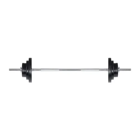 Barbell set, 50 kg, 2 x 10 kg, 2x 5 kg, 4x 2.5 kg, 9-pcs.